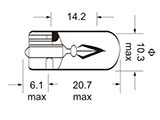 T10 扁插燈泡